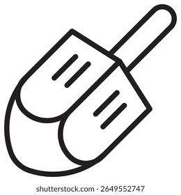 dreidel icon vector illustration isolated sign