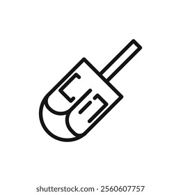 dreidel icon vector line logo art