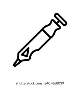 Dremel Tool line icon, outline icon, vector, pixel perfect icon