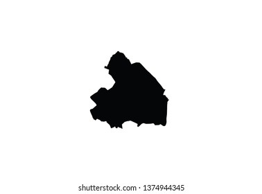 Drenthe outline map Netherlands shape Holland