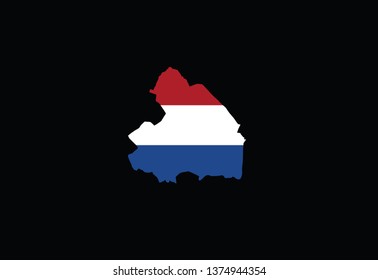 Drenthe outline map Netherlands shape Holland