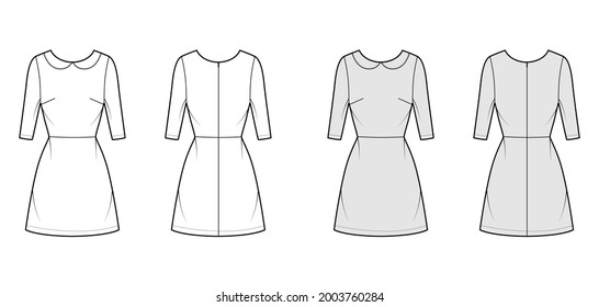 163 Peter pan collar Images, Stock Photos & Vectors | Shutterstock