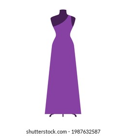 Fondo del patrón de silueta plana del dibujo del vestido de vestir para su uso en el diseño