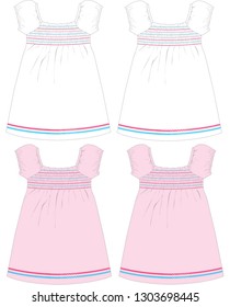 dress for child vector