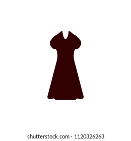 Dress Cloth Skirt Fashion Modern Simple Vector Icon