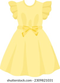dress, clothes for girls, vector illustration