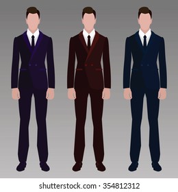the dress code , the guys in the beautiful trouser suits