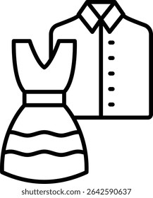 Dress code vector icon. Can be used for printing, mobile and web applications.