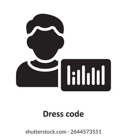 Dress code Vector Icon which can easily modify or edit

