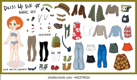 paper doll accessories