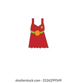 dress design vector set red dress colorful dress 