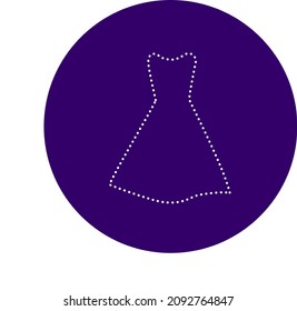 dress dots icon shape round