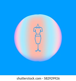 dress, dummy, icon