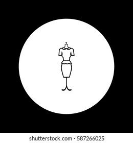 dress, dummy, icon