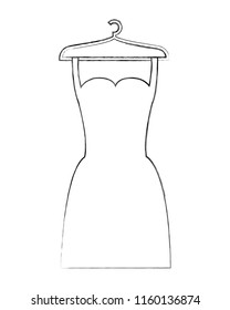 dress fashion with hanger