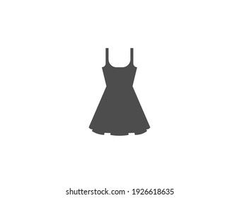 Dress, Female Dress, Skirt Icon. Vector Illustration.