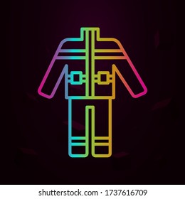 Dress, firefighter nolan icon Simple thin line, outline vector of Firefighter icons for ui and ux, website or mobile application