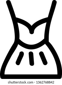dress flat icon