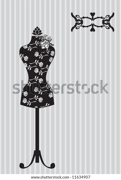 Dress Form Stock Vector (Royalty Free) 11634907