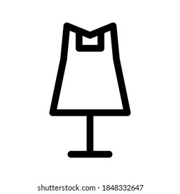 Dress Form icon or logo isolated sign symbol vector illustration - high quality black style vector icons
