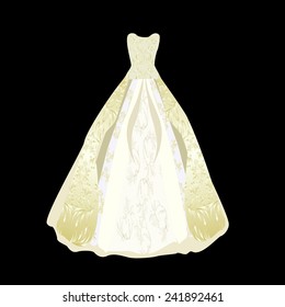 dress gold