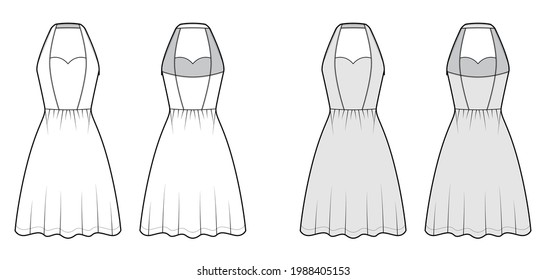 124 Halterneck Dress Images, Stock Photos & Vectors | Shutterstock
