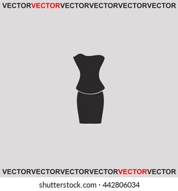 Dress icon.