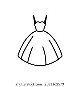 Dress Icon Art design illustration