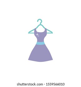 Dress icon design, Cloth fashion style wear shop retail and store theme Vector illustration