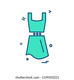 Dress icon design vector