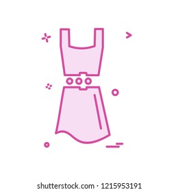 Dress icon design vector