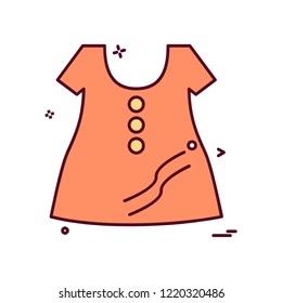 Dress icon design vector