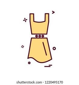 Dress icon design vector