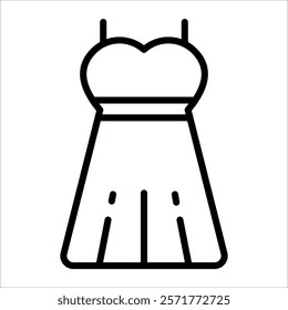 Dress Icon Element For Design