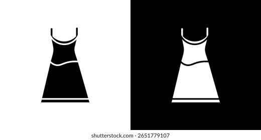 Ícone vestido de um vetor de estilo plano