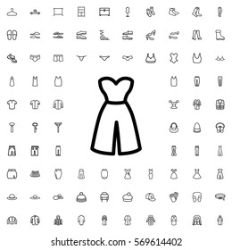 dress icon illustration isolated vector sign symbol