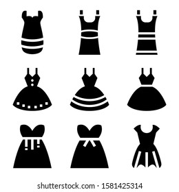 dress icon isolated sign symbol vector illustration - Collection of high quality black style vector icons
