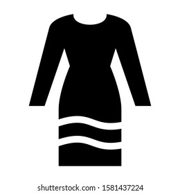 dress icon isolated sign symbol vector illustration - high quality black style vector icons

