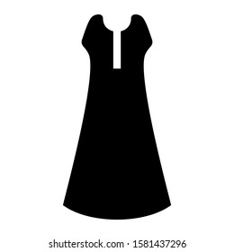 dress icon isolated sign symbol vector illustration - high quality black style vector icons
