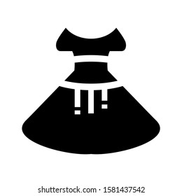 dress icon isolated sign symbol vector illustration - high quality black style vector icons
