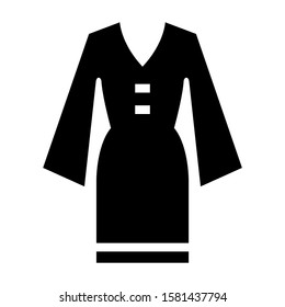 dress icon isolated sign symbol vector illustration - high quality black style vector icons
