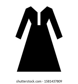 dress icon isolated sign symbol vector illustration - high quality black style vector icons
