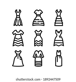 Dress Icon Or Logo Isolated Sign Symbol Vector Illustration - Collection Of High Quality Black Style Vector Icons
