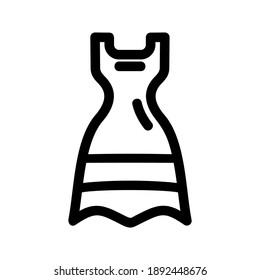 dress icon or logo isolated sign symbol vector illustration - high quality black style vector icons
