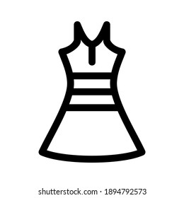dress icon or logo isolated sign symbol vector illustration - high quality black style vector icons

