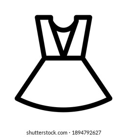 dress icon or logo isolated sign symbol vector illustration - high quality black style vector icons
