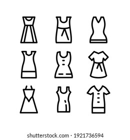 dress icon or logo isolated sign symbol vector illustration - Collection of high quality black style vector icons
