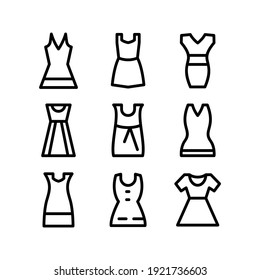 dress icon or logo isolated sign symbol vector illustration - Collection of high quality black style vector icons
