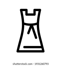 dress icon or logo isolated sign symbol vector illustration - high quality black style vector icons
