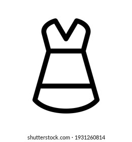 dress icon or logo isolated sign symbol vector illustration - high quality black style vector icons
